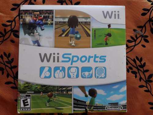 Juego Wii Sports Original Con 4 Mii