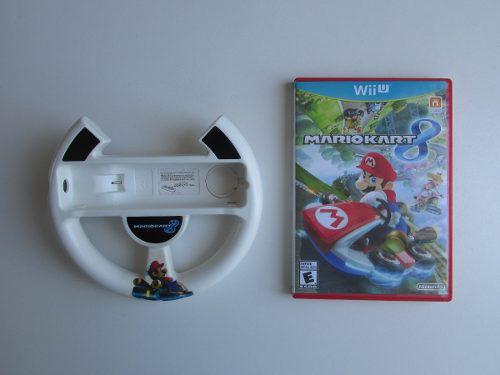 Mario Kart 8 Original Nintendo Wii U Ntsc + Volante