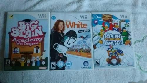 Set 3 Juegos Nintendo Wii Originales Baratos Oferta