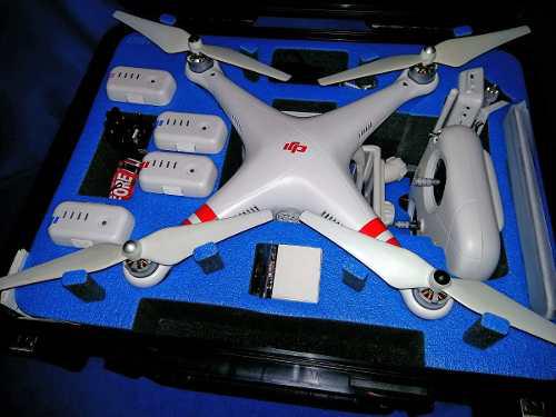 Drone Dji Phantom 2 Vision Plus/ 4 Baterías + Accesorios!