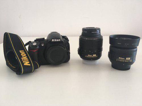 Nikon D3100 + 35mm 1.8 + Mochila Lowepro + Accesorios