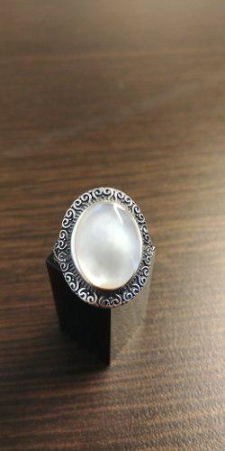 Anillo De Plata Con Nacar