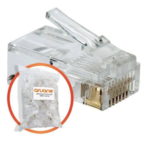 Fichas Rj45 Macho Cat 5e Crimpeadora Rj45 Cable Red Utp 100