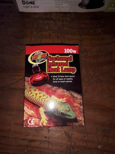 Lampara Roja De Calor Para Reptiles Terrarios Nueva 100 W