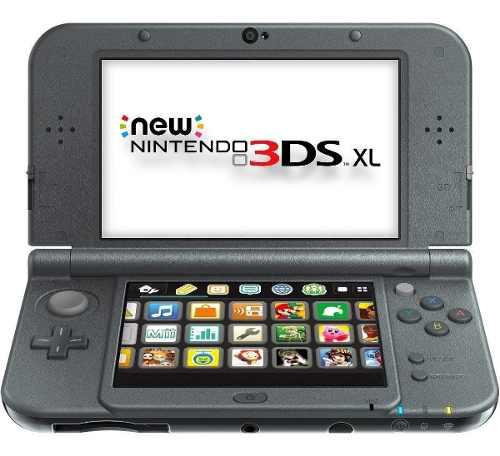 New Nintendo 3ds Xl Negra + 5 Juegos