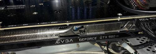 Evga Geforce 980 Ti + Sc Backplate