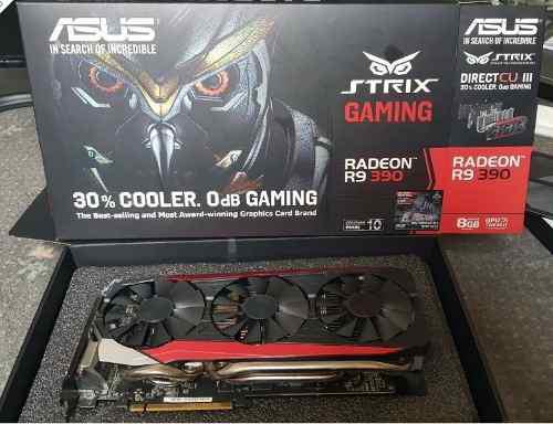 Placa De Video Asus R9 390 Strix Gaming 8g Ddr5 Amd Radeon