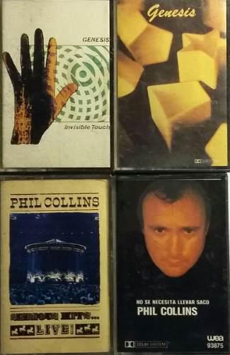 Casete Genesis Toque Invisible Phill Collins Serious Hits...