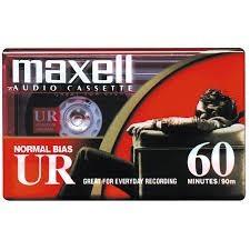 Casette Maxell -60 Minutos/90m/295ft- [lote De 8 Unidades]