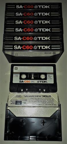 Cassette Audio Tdk Sa-c 60 Chrome Un Solo Uso Impecable