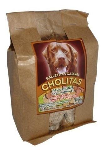 Cholitas Galletitas Caseras Perro Antisarro 500 Gr X 3 U