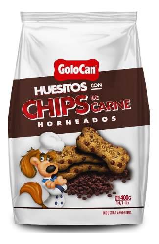 Huesitos Con Chips Golocan De Carne 400 G