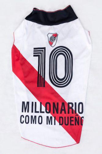Camiseta Club Atlético River Plate Para Perro Talle 4