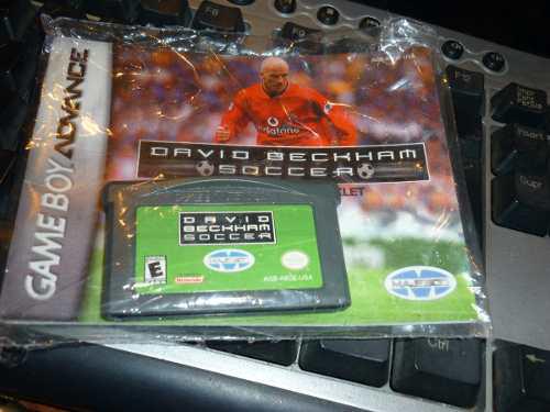 Juego De Gameboy Advance.david Beckham.con Manual.impecable.