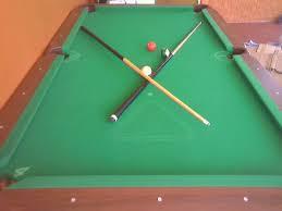 Juego de pool familiar de madera con patas