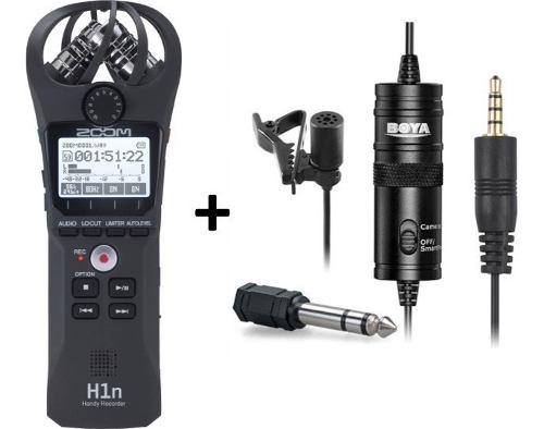 Zoom H1n Grabador Digital Portatil + Microfono Boya By-m1