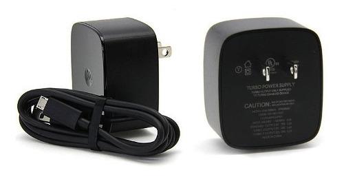 Cargador Motorola Turbo Power Carga Rapida Original G4 G5