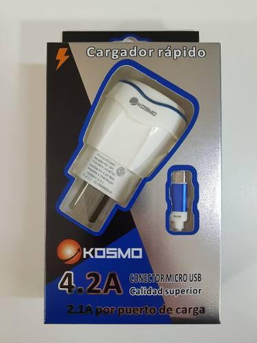 Cargador Rapido Kosmo 4.2a Ks-18a