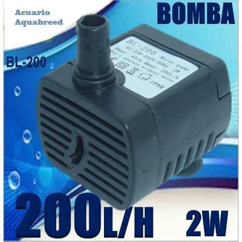 Bomba Motor De Agua 2 W 200 L/h Eleva 40cm Fuentes Feng Shui