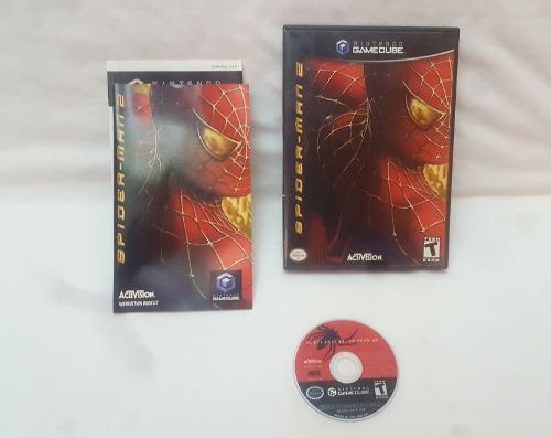 Spider-man 2 Juego Nintendo Gamecube Completo Manual