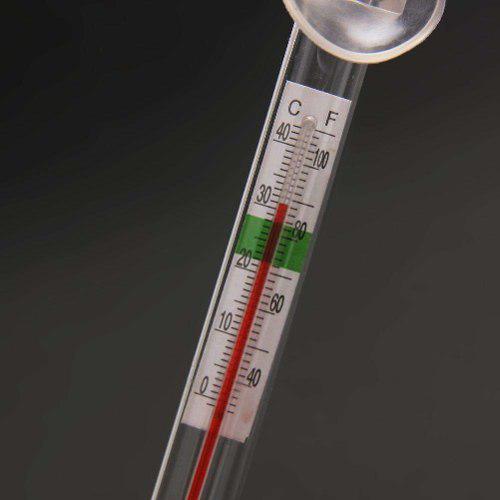 Termometro De Vidrio C/ Sopapa Para Acuario - Envíos!