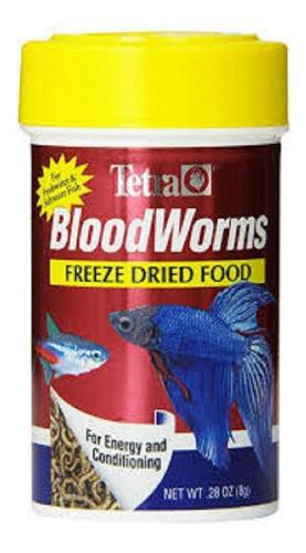 Tetra Bloodworms 8 Gr Larvas De Mosquito Bettas Polypterama