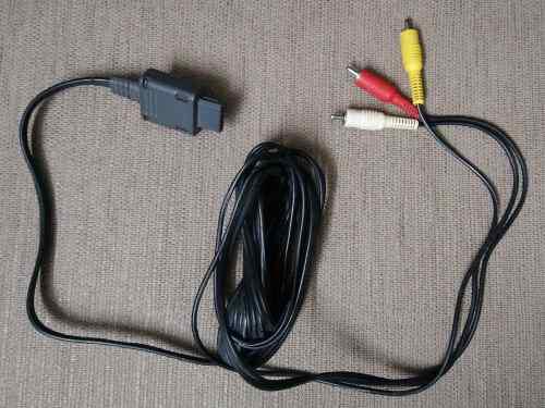 Cable Audio/video Para Gamecube/n64 - Original - Usado
