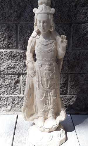 Estatua Princesa Hindú 95 Cms Piedra Paris De Cemento