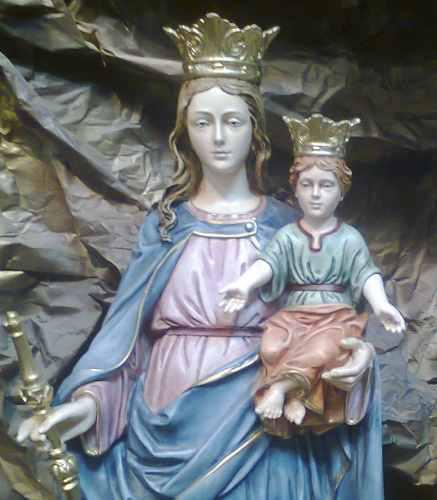 Imagen Religiosa Estatua María Auxiliadora 60 Cm