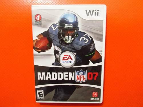 Madden Nfl 07 Original Nintendo Wii Ntsc / Usa