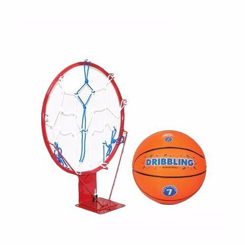 Combo Aro De Basquet Profesional + Pelota Dribbling N7