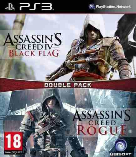 Assassins Creed Ps3 Digital Naval 2 Juegos Rogue/ Black Flag