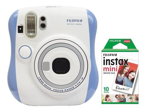 Camara Instantanea Fujifilm Instax Mini 25 Azul Rollo Cuotas