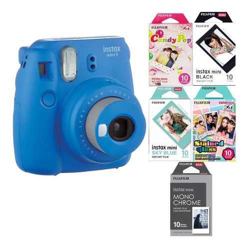 Camara Instax Mini 9 Azul 50 Fotos Especiales Cuotas