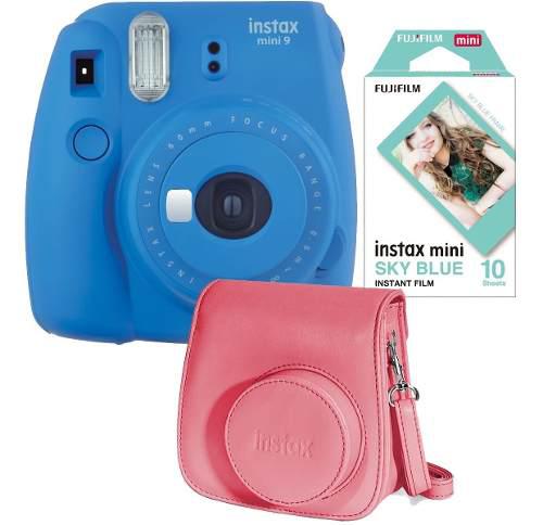 Camara Instax Mini 9 Azul Cobalto 10 Fotos Carterita Cuotas