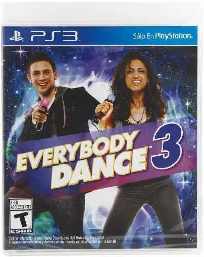 Juego Everybody Dance 3 Fisico Ps3 Sellado Flores Norte