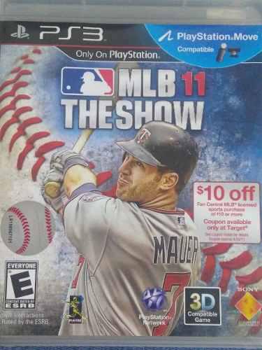 Mlb 11 The Show Juego Fisico Para Ps3 En Estuche Conmanual