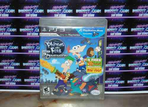 Phineas And Ferb 2 Dimension Play Station 3 Ps3 Juego