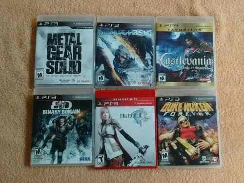 Set 4 Juegos Originales Ps3 Playstation 3 Baratos Oferta !!