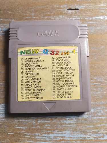 32 En 1 Juego Game Boy Color Gbc