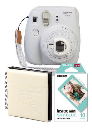 Camara Fujifilm Instax Mini 9 Blanca 10 Fotos Álbum 64