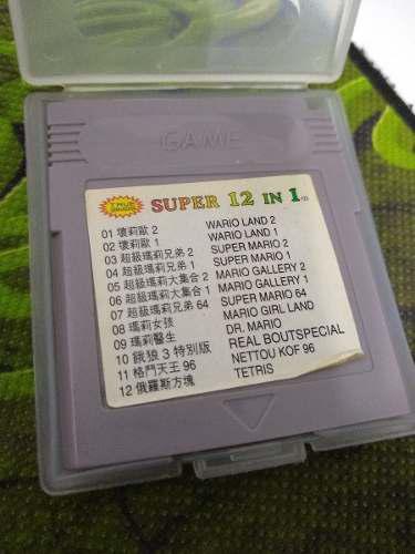 Juego Game Boy Super 12 In 1