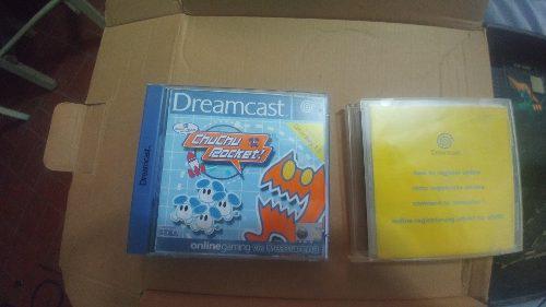 Chuchu Rocket Sega Dreamcast Europeo Más Juego De Demos