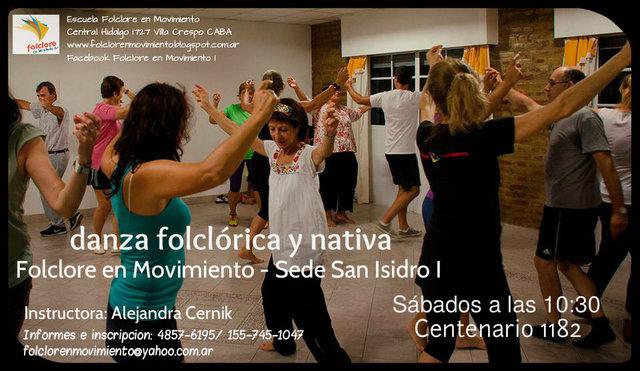 Clases de danza folclórica y nativa- Folclore en Movimiento