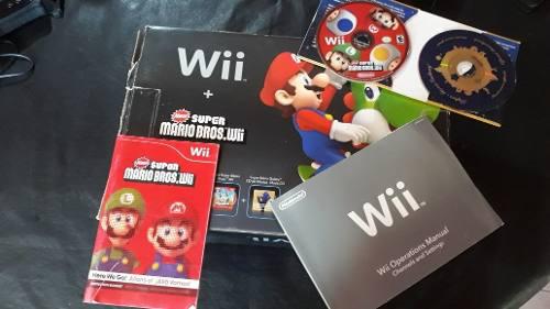 Consola Nintendo Wii +super Mario Bros +dos Mandos