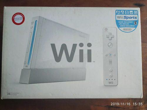 Nintendo Wii Completa Caja Accesorios Excelente Retrocompati