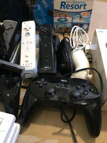 Nintendo Wii Flasheada Con Juegos Controles Accesorios