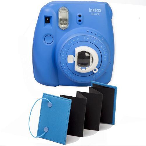 Camara Fujifilm Instax Mini 9 Azul Cobalto Album Cuotas