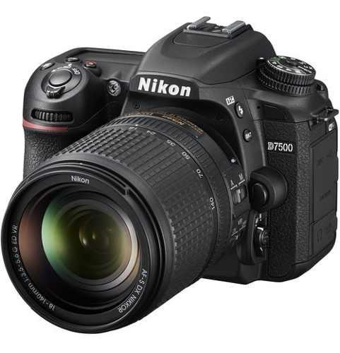 Camara Nikon D7500 Kit Lente 18-140mm Dslr En Cuotas Fijas
