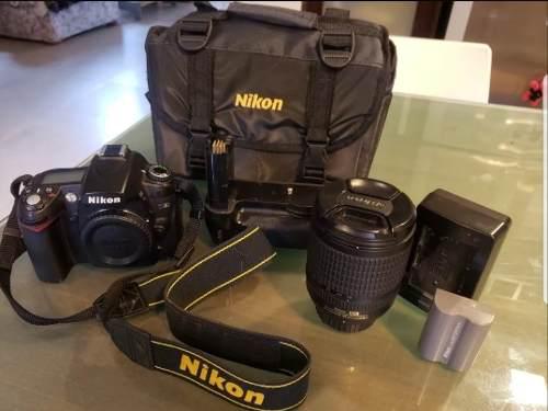 Nikon D90 Impecable. Con Lente 18-135 Y Grip